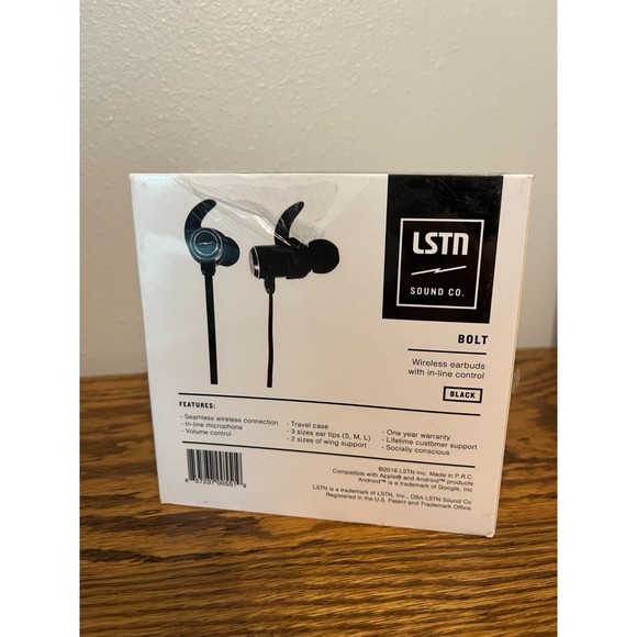 The Bolt Wireless Earbuds - Black - Picture 7 of 7